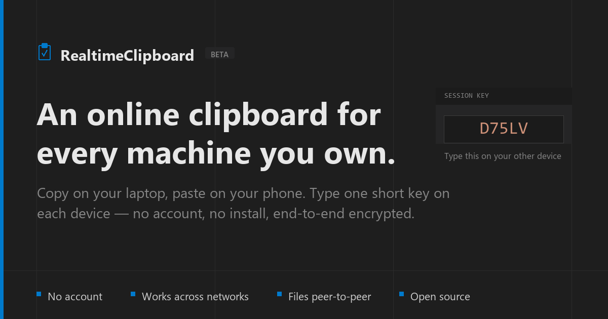 RealtimeClipboard screenshot 1